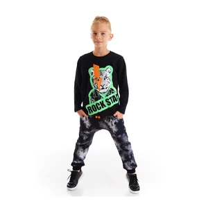 Mushi Rock Tiger Boy's T-shirt Trousers Set