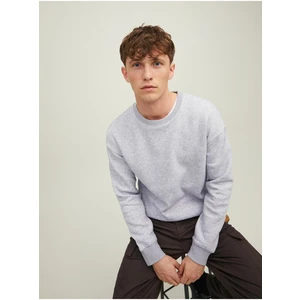 Men's Light Grey Jack & Jones Star Sweatshirt - Men