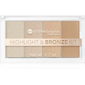 Bell Hypoallergenic t & Bronze Kit kontúrovacia a rozjasňujúca paleta 20 g