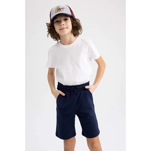 DEFACTO Boy Regular Fit Sweatshirt Fabric Shorts