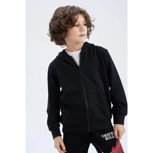 DEFACTO Boy Hooded Cardigan