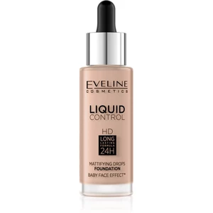 Eveline Cosmetics Liquid Control tekutý make-up s pipetou odstín 025 Light Rose 32 ml