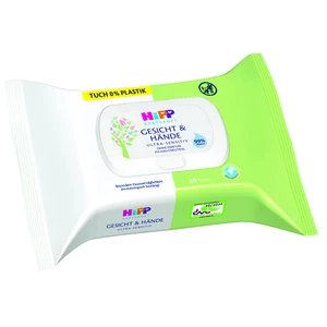 Hipp Babysanft Face & Hands vlhčené čistiace obrúsky pre deti od narodenia 20 ks