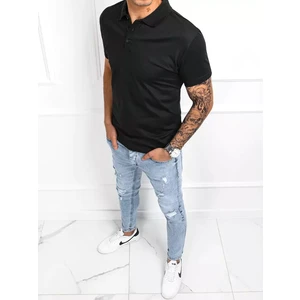 Men's black polo shirt Dstreet PX0512