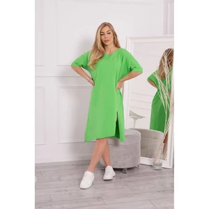 Oversize dress light green