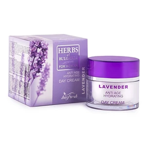 HERBS OF BULGARIA - LAVENDER Denní pleťový krém proti stárnutí z levandule 50 ml