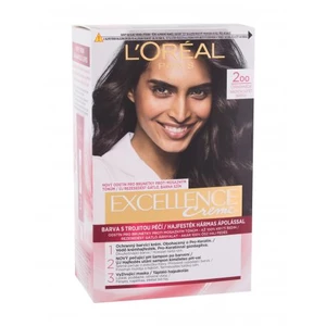 Permanentní barva Loréal Excellence 200 černohnědá - L’Oréal Paris + DÁREK ZDARMA