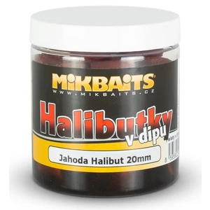 Mikbaits pelety halibutky v dipe 20 mm 250 ml - jahoda halibut