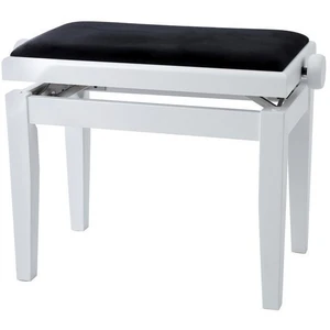 GEWA Piano Bench Deluxe White Matt