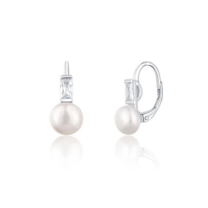 JwL Luxury Pearls Pôvabné strieborné náušnice s pravými perlami JL0716