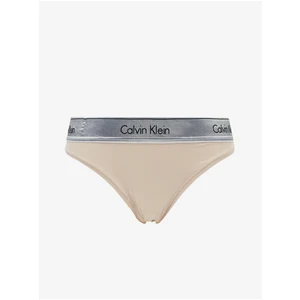 Béžové kalhotky Calvin Klein - Dámské