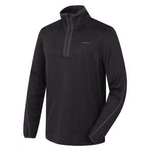 Men's sweatshirt with turtleneck HUSKY Artic M black / dark. grey