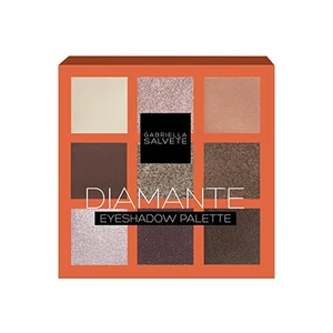 Gabriella Salvete Eyeshadow 9 Shades Palette paletka očných tieňov odtieň Diamante Bronze 9 g