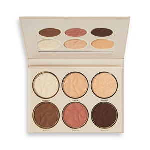 Revolution PRO Glam Mood paletka očných tieňov odtieň Golden Hour 12 g