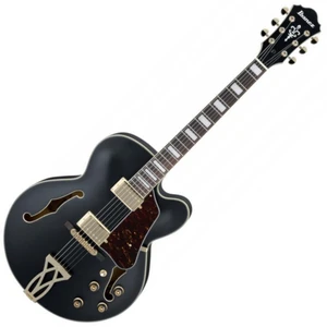 Ibanez AF75G Artcore Black Flat Guitare semi-acoustique