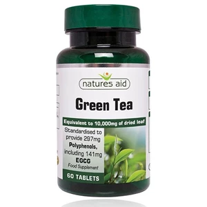 Natures Aid Ltd. Zelený čaj 10 000 mg - 60 tabliet