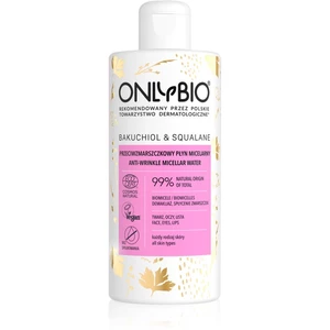 OnlyBio Bakuchiol & Squalane čisticí micelární voda proti vráskám 300 ml