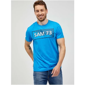 SAM73 Modré pánské tričko SAM 73 Fenri - Pánské