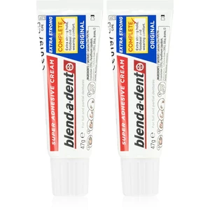 Blend-a-dent Extra Strong Original fixačný krém pre zubnú náhradu 2x47 g