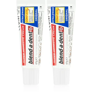 Blend-a-dent Extra Strong Original fixačný krém pre zubnú náhradu 2x47 g