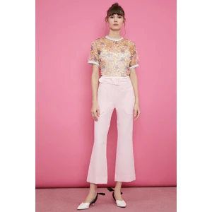 Koton Pants - Pink - Wide leg