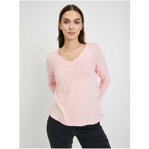 Light Pink Women's Basic Long Sleeve T-Shirt Tom Tailor D - Women