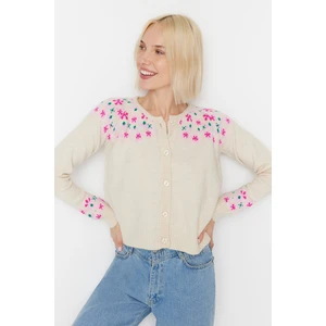 Trendyol Cardigan - Beige - Regular fit