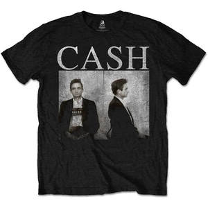 Johnny Cash T-Shirt Mug Shot Black S