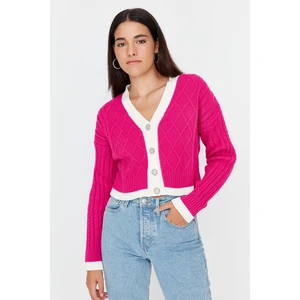 Trendyol Cardigan - Pink - Regular fit