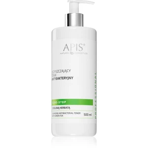 Apis Natural Cosmetics Acne-Stop Home TerApis upokojujúce čistiace tonikum pre mastnú a problematickú pleť 500 ml