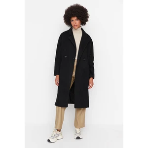Trendyol Coat - Black - Double-breasted