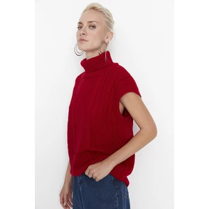 Trendyol Sweater Vest - Red - Regular fit