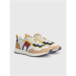 White-Beige Men's Sneakers Tommy Jeans - Mens