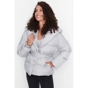 Trendyol Winter Jacket - Gray - Puffer