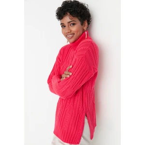 Trendyol Sweater - Pink - Regular fit
