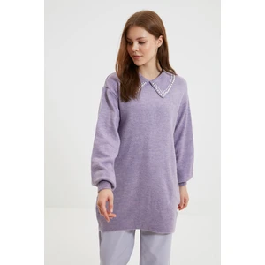 Trendyol Sweater - Purple - Regular fit