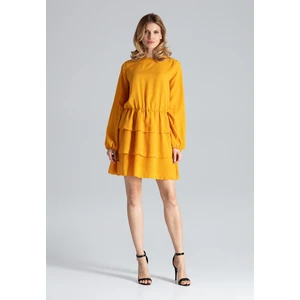 Figl Woman's Dress M601 Mustard