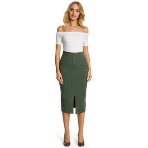 Made Of Emotion Woman's Skirt M348 Military