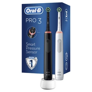 Oral B Elktrická kefka Pro 3900 Duo balenie Black&White