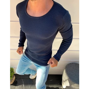 Men's navy blue sweater WX1608
