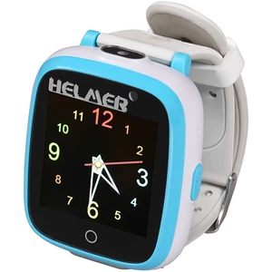 Inteligentné hodinky Helmer KW 802 dětské (Helmer KW 802 B) modré inteligentné hodinky pre deti • 1.57" TFT LCD displej • dotykové ovládanie + bočné t