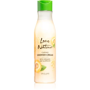 Oriflame Love Nature Organic Oat & Apricot upokojujúci sprchový gél 250 ml