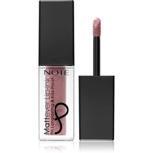 Note Cosmetique Mattever Lip-ink tekutá rtěnka s matným finišem 06 Blushy 4,5 ml