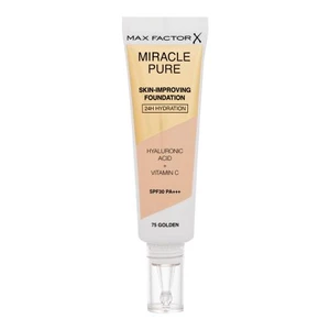 Max Factor Miracle Pure Skin 75 Golden podkład o przedłużonej trwałości o działaniu nawilżającym 30 ml