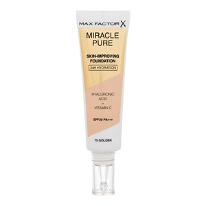 Max Factor Miracle Pure Skin 75 Golden podkład o przedłużonej trwałości o działaniu nawilżającym 30 ml