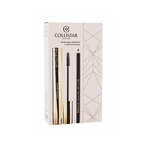 Collistar Infinito Set dárková kazeta řasenka Infinito 11 ml + tužka na oči Kajal Pencil 1,2 ml Black Extra Black objemová řasenka