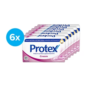Protex Antibakteriálne tuhé mydlo Cream (Bar Soap) 6 x 90 g