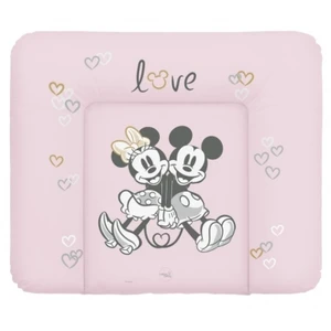 CEBA Podložka přebalovací měkká na komodu (85x72) Disney Minnie & Mickey Pink