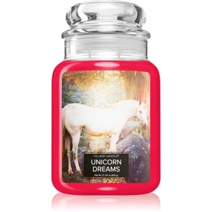 Village Candle Unicorn Dreams vonná svíčka (Glass Lid) 602 g