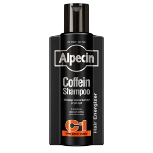 Alpecin Coffein Shampoo C1 Black Edition kofeinový šampon pro muže stimulující růst vlasů 375 ml